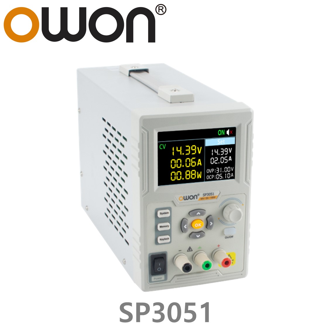 [ OWON ] SP3051 프로그래머블 스위칭 DC파워서플라이, 30V-5A, 150W, 1CH DC전원공급장치