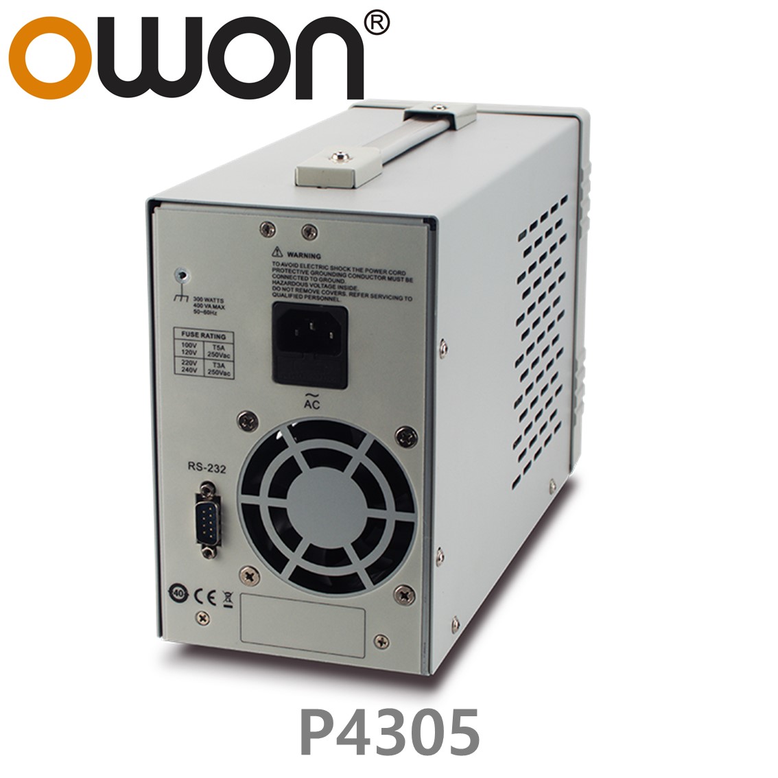 [ OWON ] P4305 프로그래머블 리니어 DC파워서플라이 30V-5A, 150W, 1CH DC전원공급장치