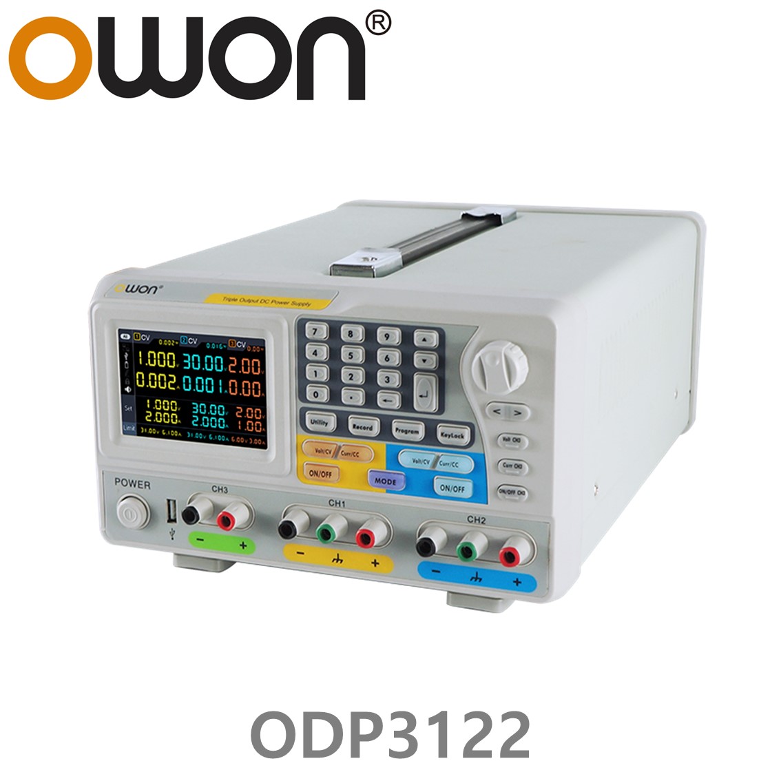 [ OWON ] ODP3122 프로그래머블 DC파워서플라이 30V-12A, 2CH DC전원공급장치