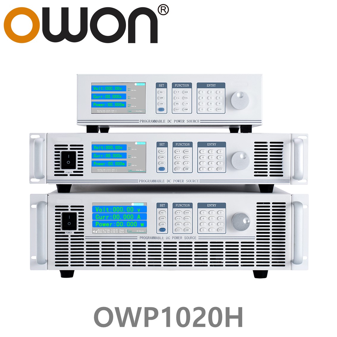 [ OWON ] OWP1020H 고전력 DC파워서플라이, 0-200.00V / 0-8.0000A / 1000.0W DC전원공급장치