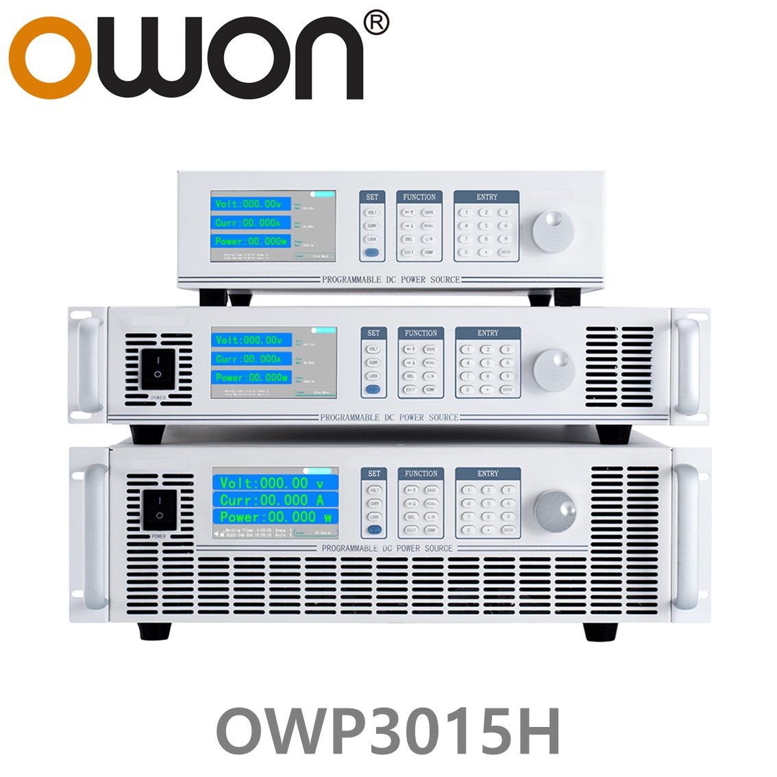 [ OWON ] OWP3015H 고전력 DC파워서플라이, 0-150.00V / 0-30.000A / 3000.0W DC전원공급장치