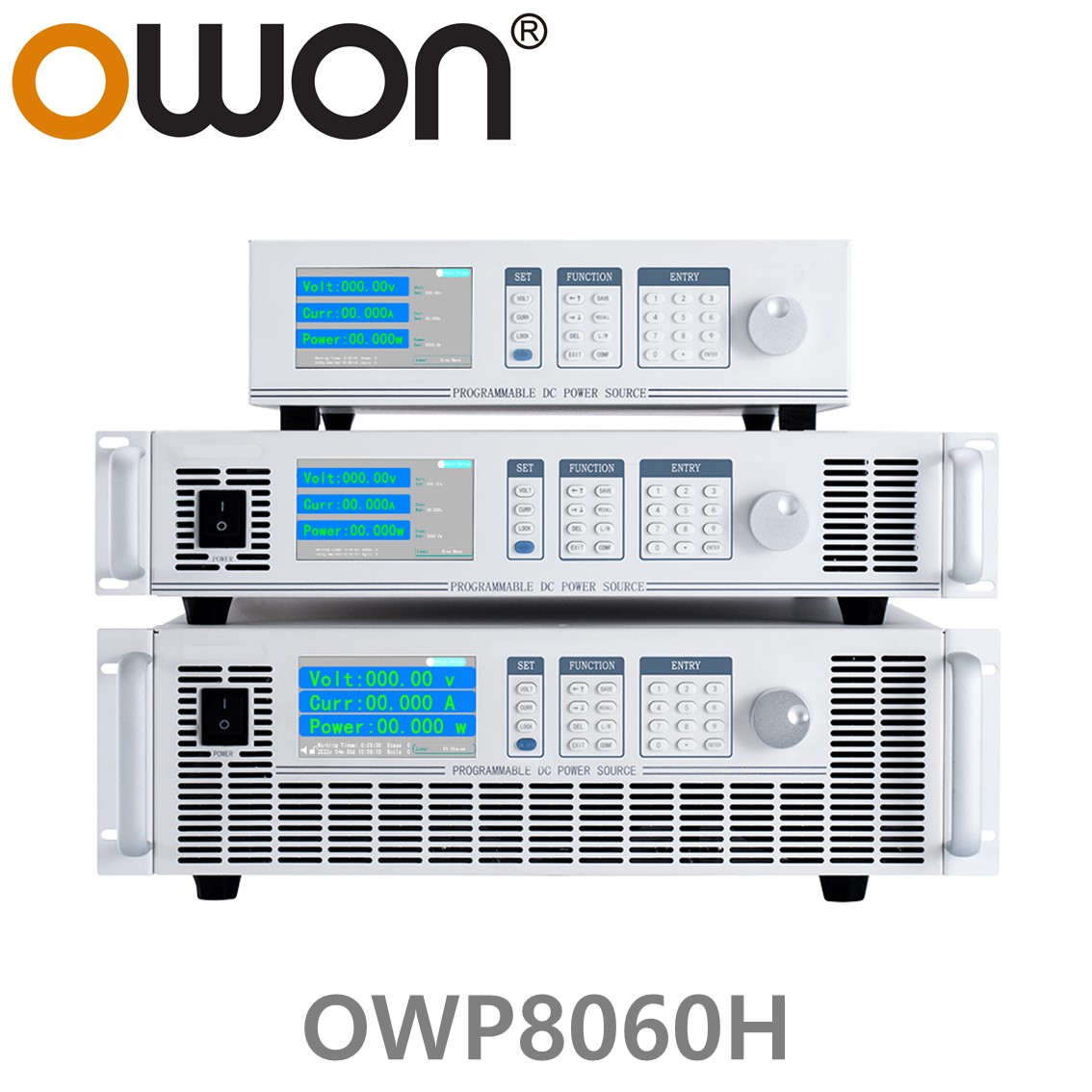 [ OWON ] OWP8060H 고전력 DC파워서플라이, 0-600.00V / 0-17.000A / 8000.0W DC전원공급장치