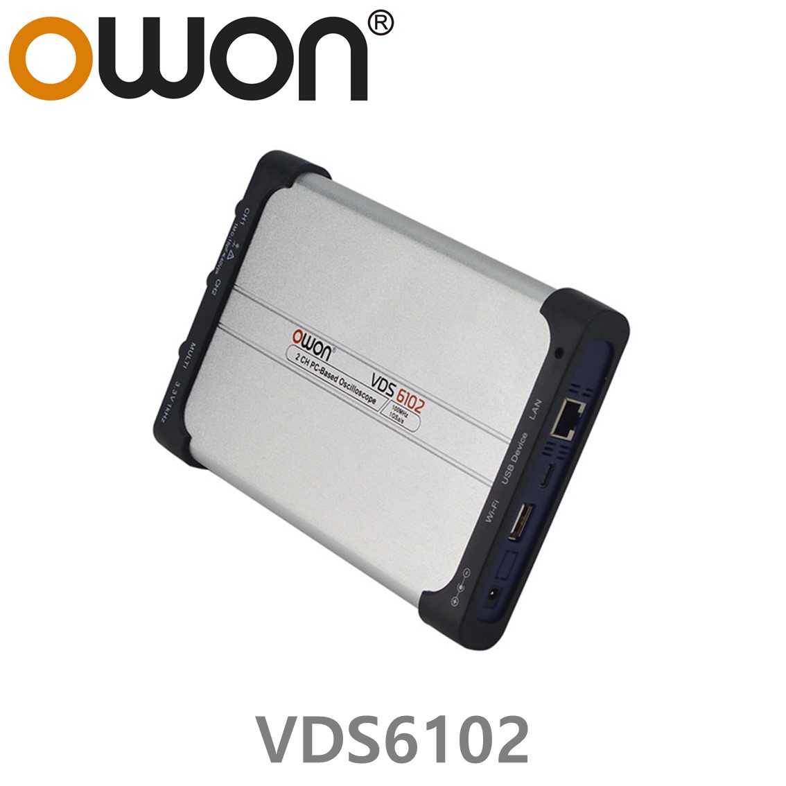 [ OWON ] VDS6102 PC USB 오실로스코프 100MHz, 2CH, 1GS/s, 함수발생기