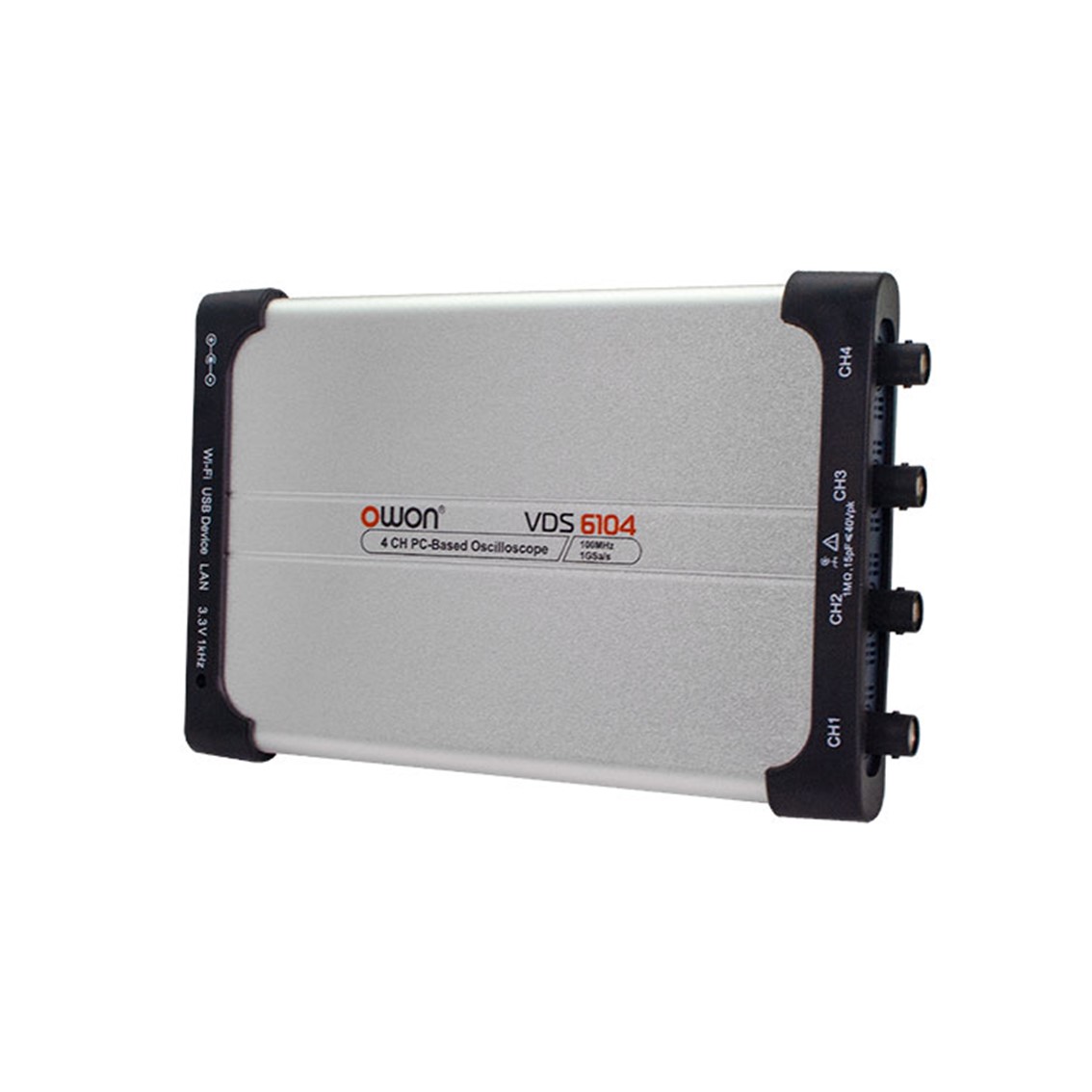 OWON VDS6102A  2채널, 100MHz, 1GS/s PC USB 오실로스코프 함수발생기
