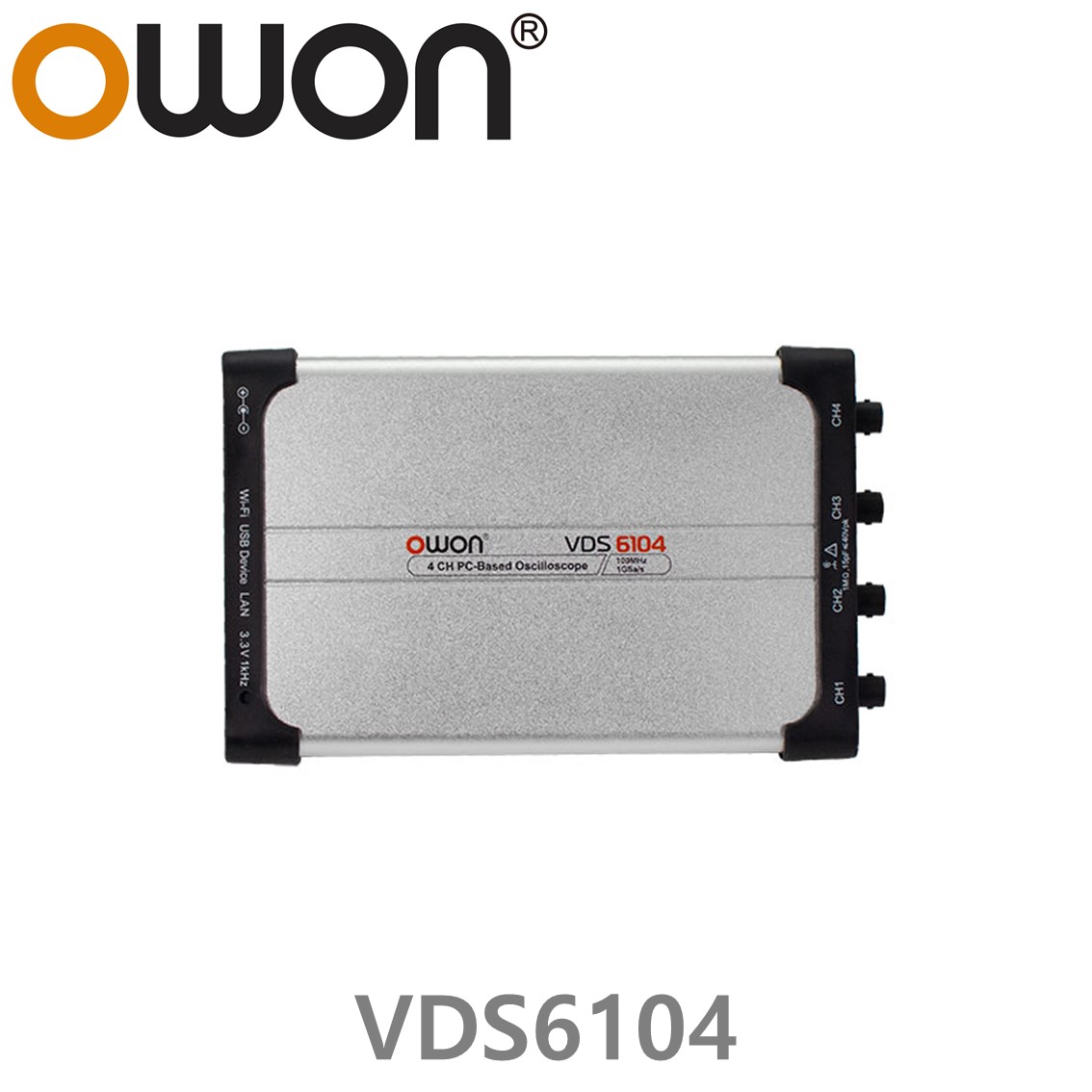 [ OWON ] VDS6104 PC USB 오실로스코프 100MHz, 4CH, 1GS/s