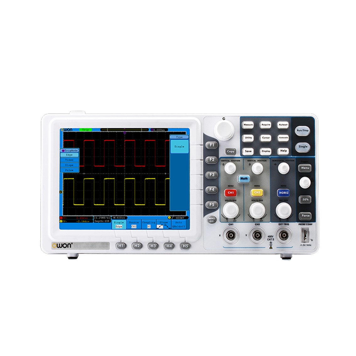 [ OWON ] SDS5032E 휴대용 디지탈 오실로스코프 30MHz, 2CH, 500MS/s