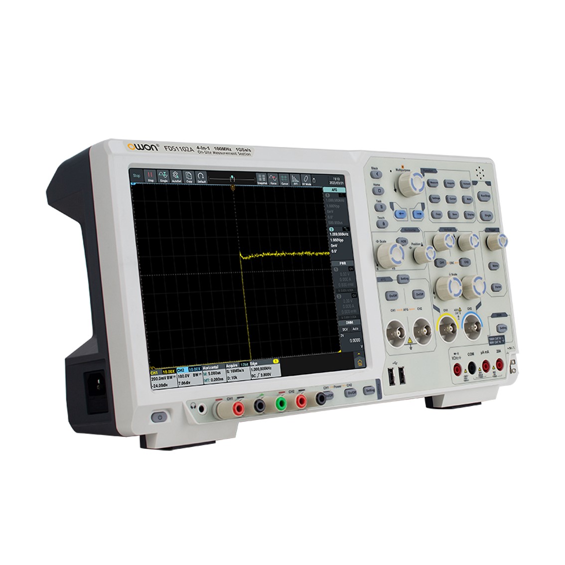 OWON FDS1102A  오실로스코프 2CH,100MHz,1GS,14Bits (신호발생기,멀티미터,주파수카운터,디코더 )