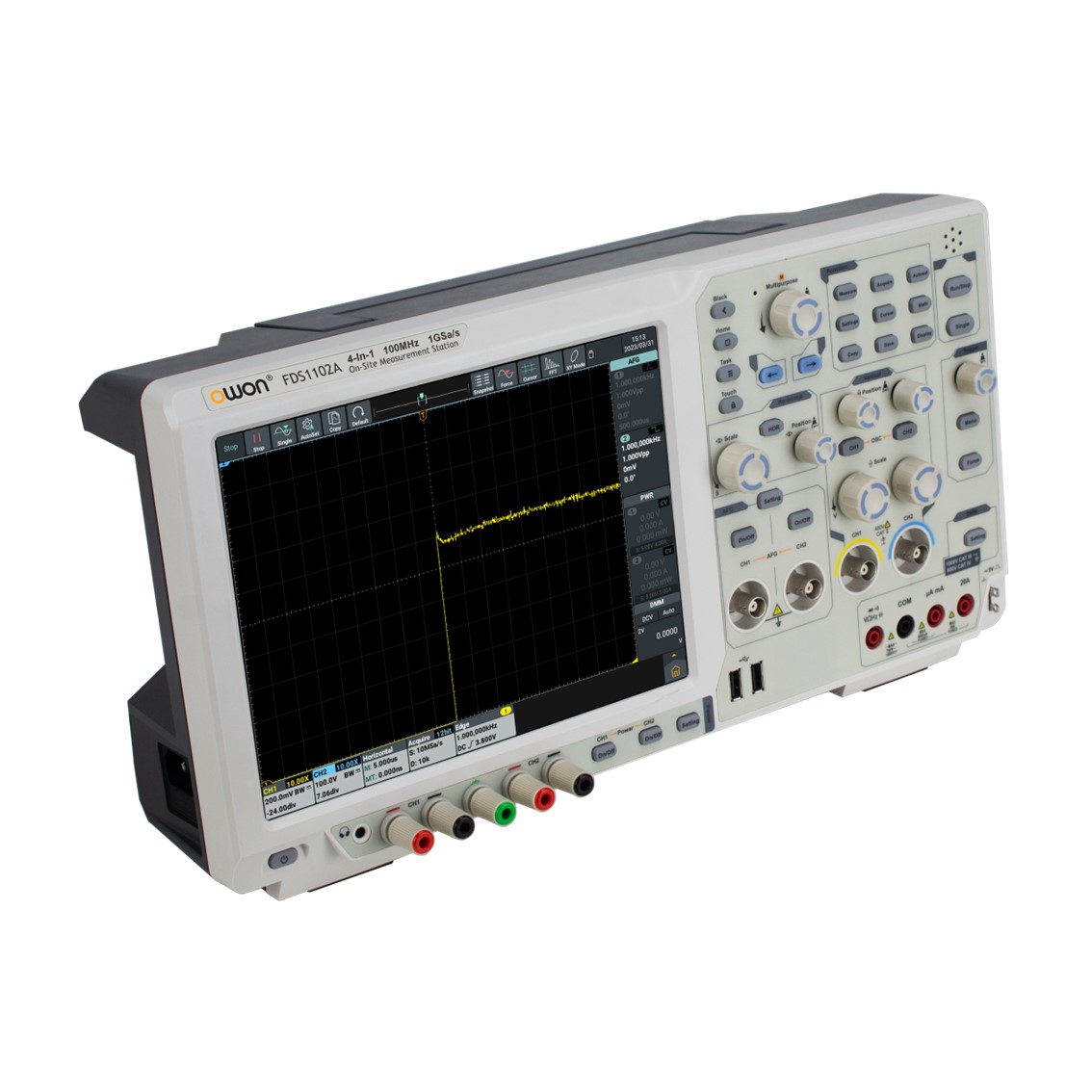 OWON FDS1102A  오실로스코프 2CH,100MHz,1GS,14Bits (신호발생기,멀티미터,주파수카운터,디코더 )