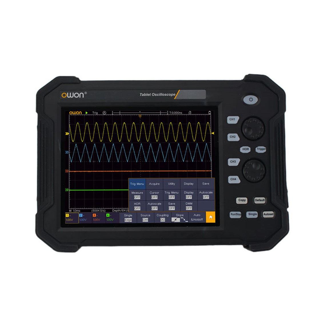 OWON TAO3102A 태블릿 오실로스코프 100MHz, 2CH, 1GS/s, 14Bit