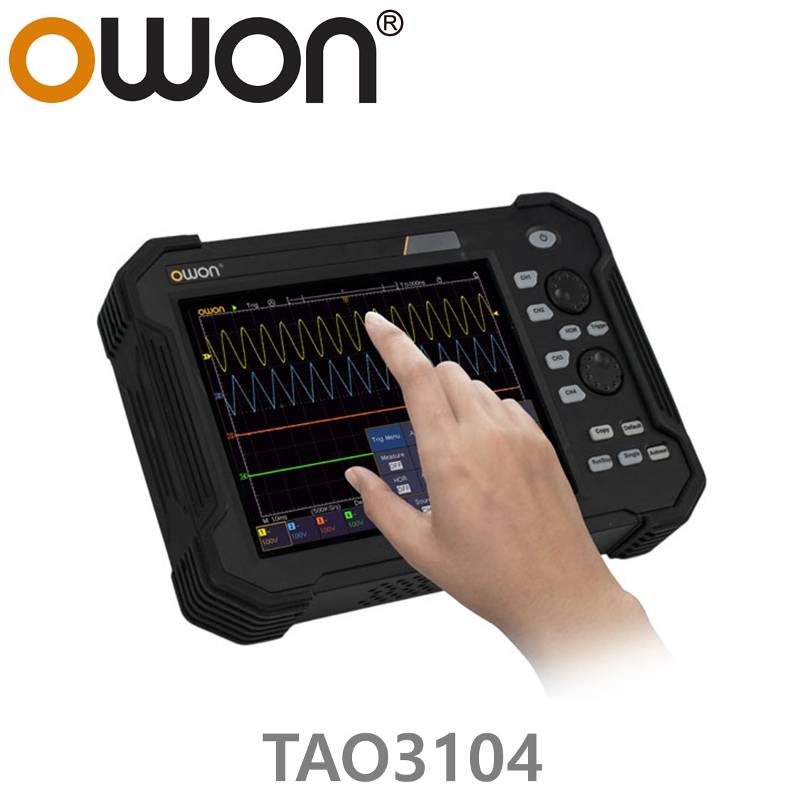 [ OWON ] TAO3104 태블릿 오실로스코프 100MHz, 4CH, 1GS/s, 8Bit