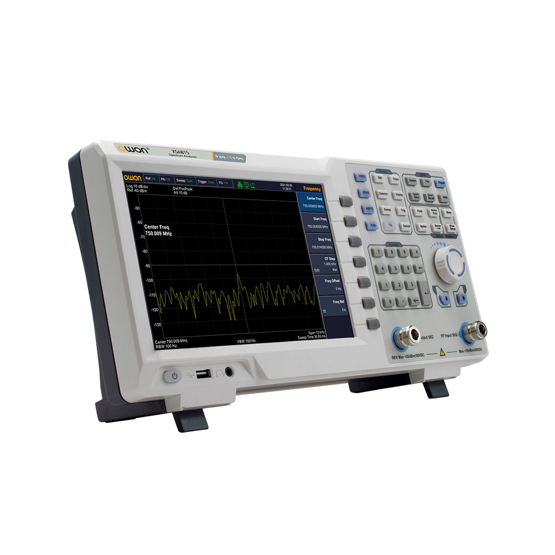 OWON XSA815 9인치 스펙트럼 아날라이저 9kHz~1.5GHz