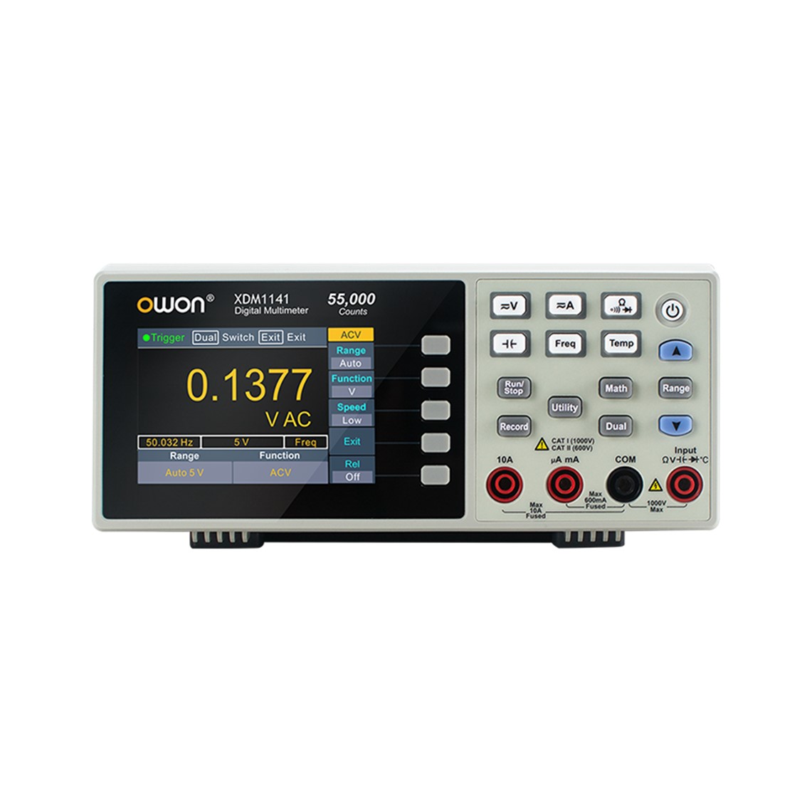 OWON XDM1141  4.5 Digit 벤치타입 디지탈 멀미미터, USB, 60 rdgs/s
