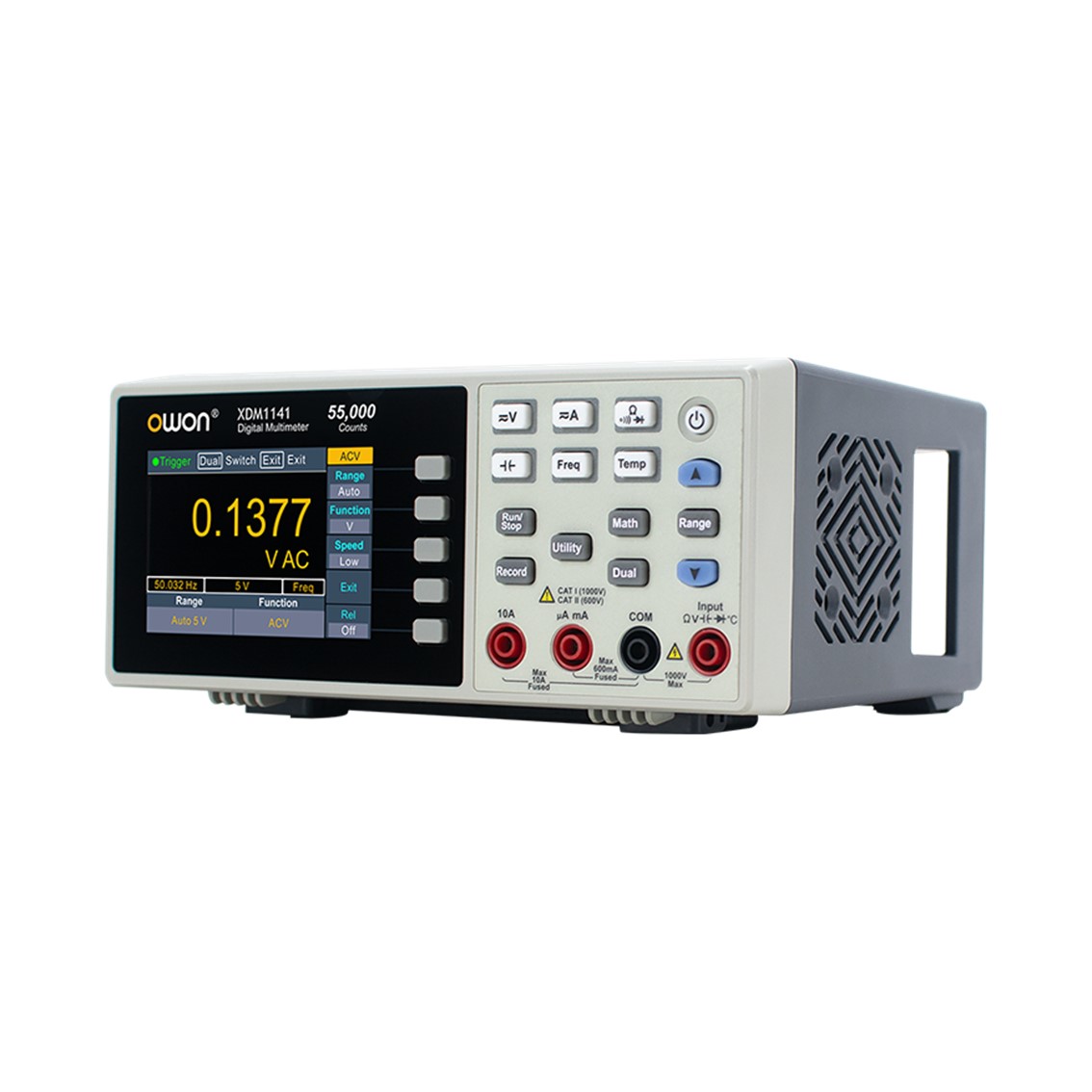 OWON XDM1241 4.5 Digit 벤치타입 디지탈 멀미미터, USB, 60 rdgs/s