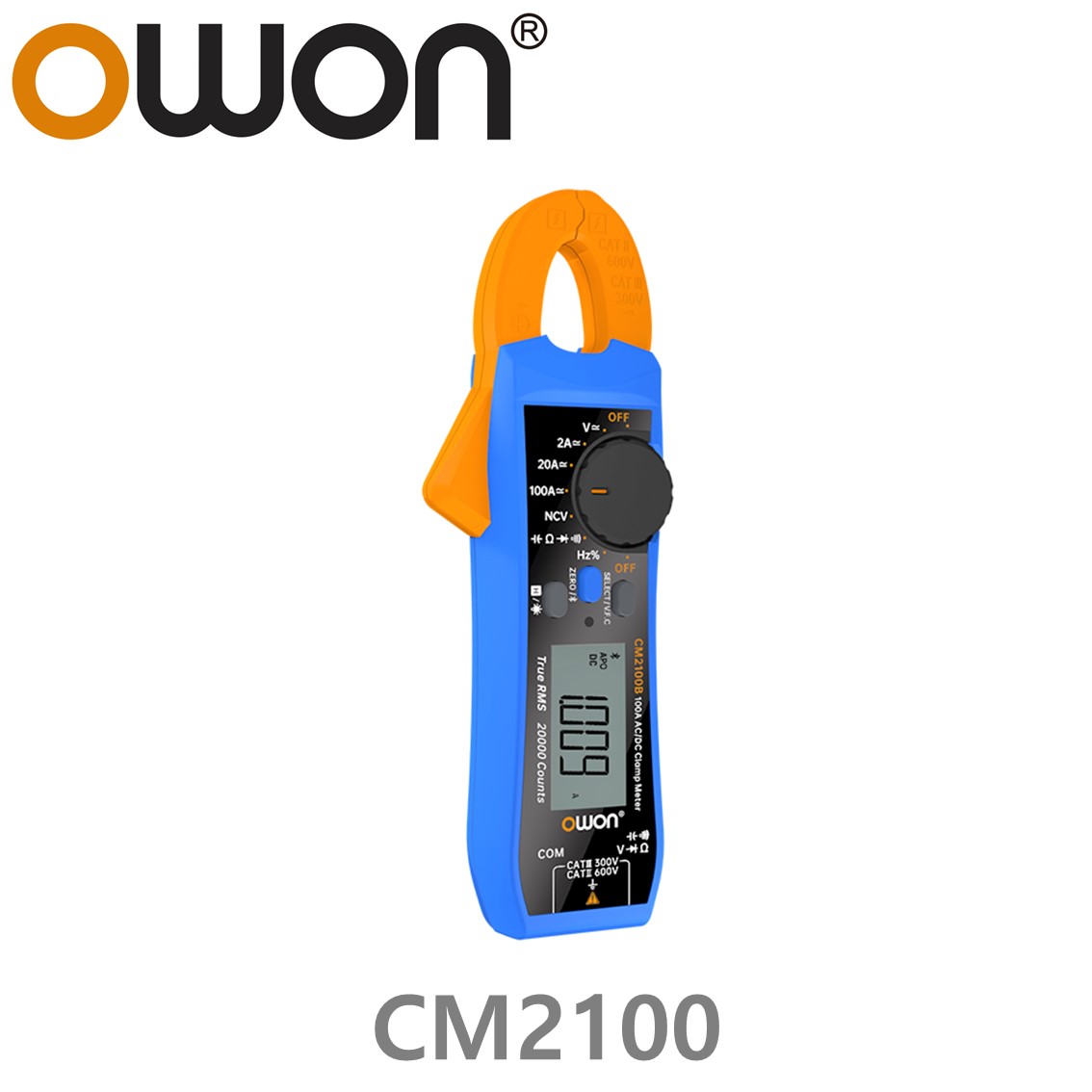 [ OWON ] CM2100 AC/DC 클램프미터, 후꾸메타 20000 count true RMS