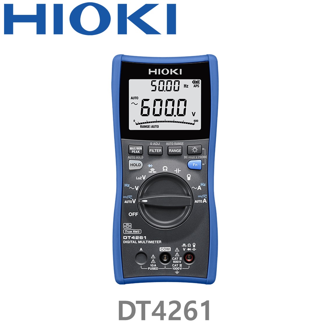 [ HIOKI ] DT4261  6000 Count, 디지털 멀티미터, 전압전용