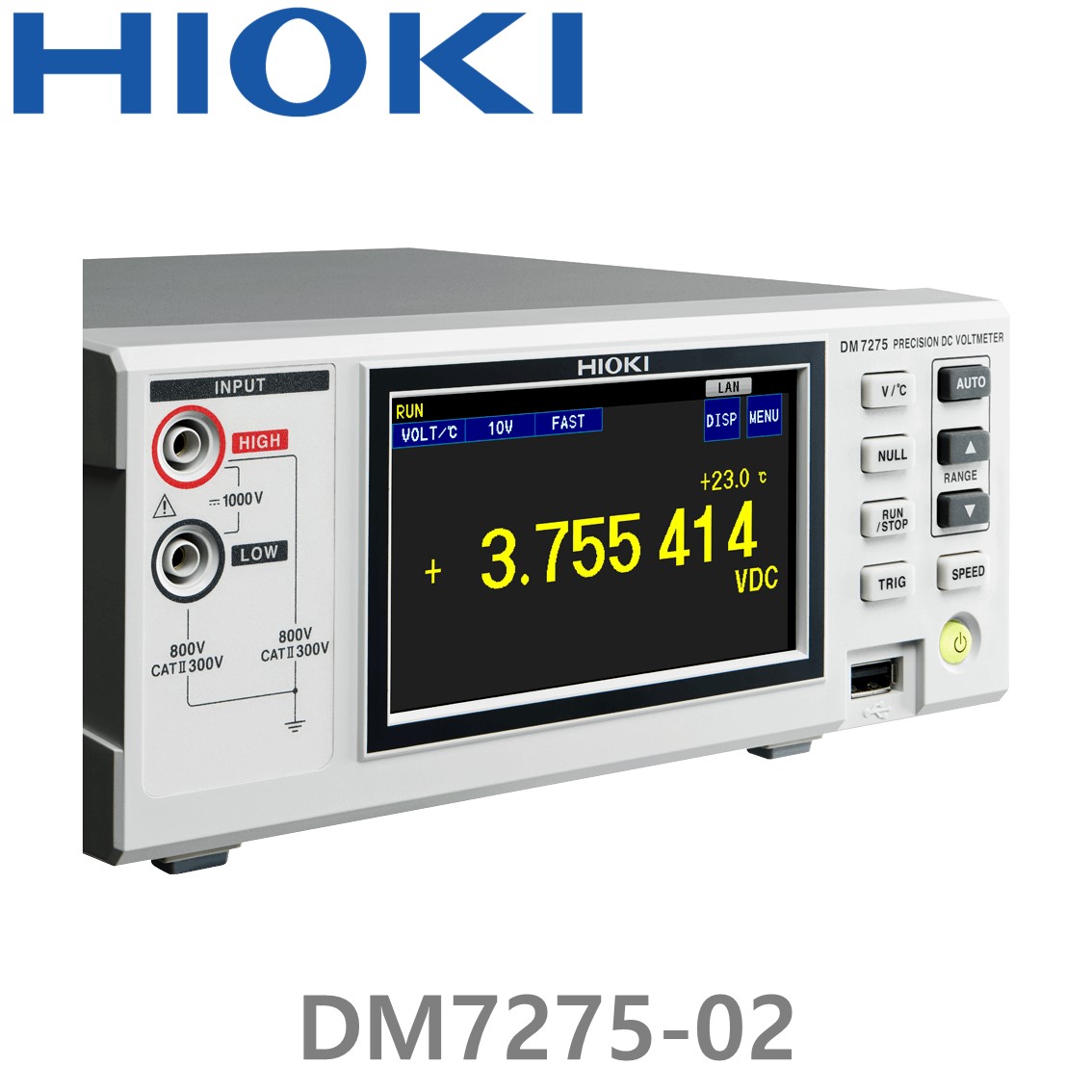 [ HIOKI ] DM7275-03  7-1/2디지트, 고정밀 디지털 멀티미터, 직류전압계, RS-232C