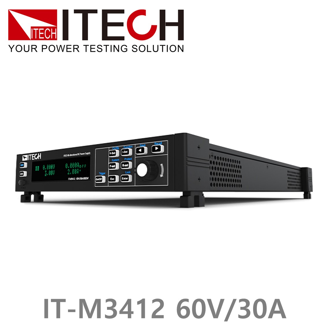 [ ITECH ] IT-M3412  양방향 DC파워서플라이 60V/30A/200W DC전원공급기