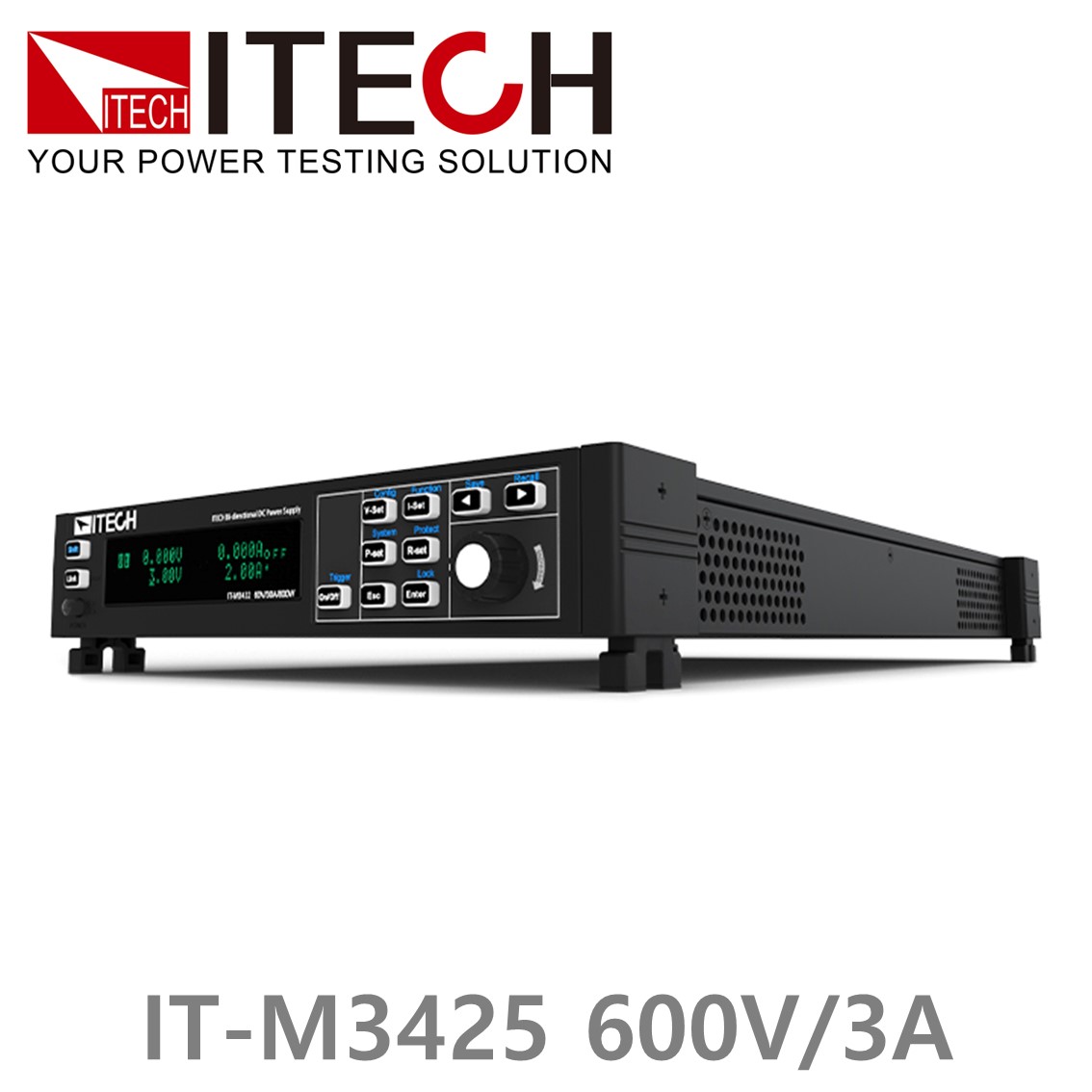 [ ITECH ] IT-M3425  양방향 DC파워서플라이 600V/3A/400W DC전원공급기