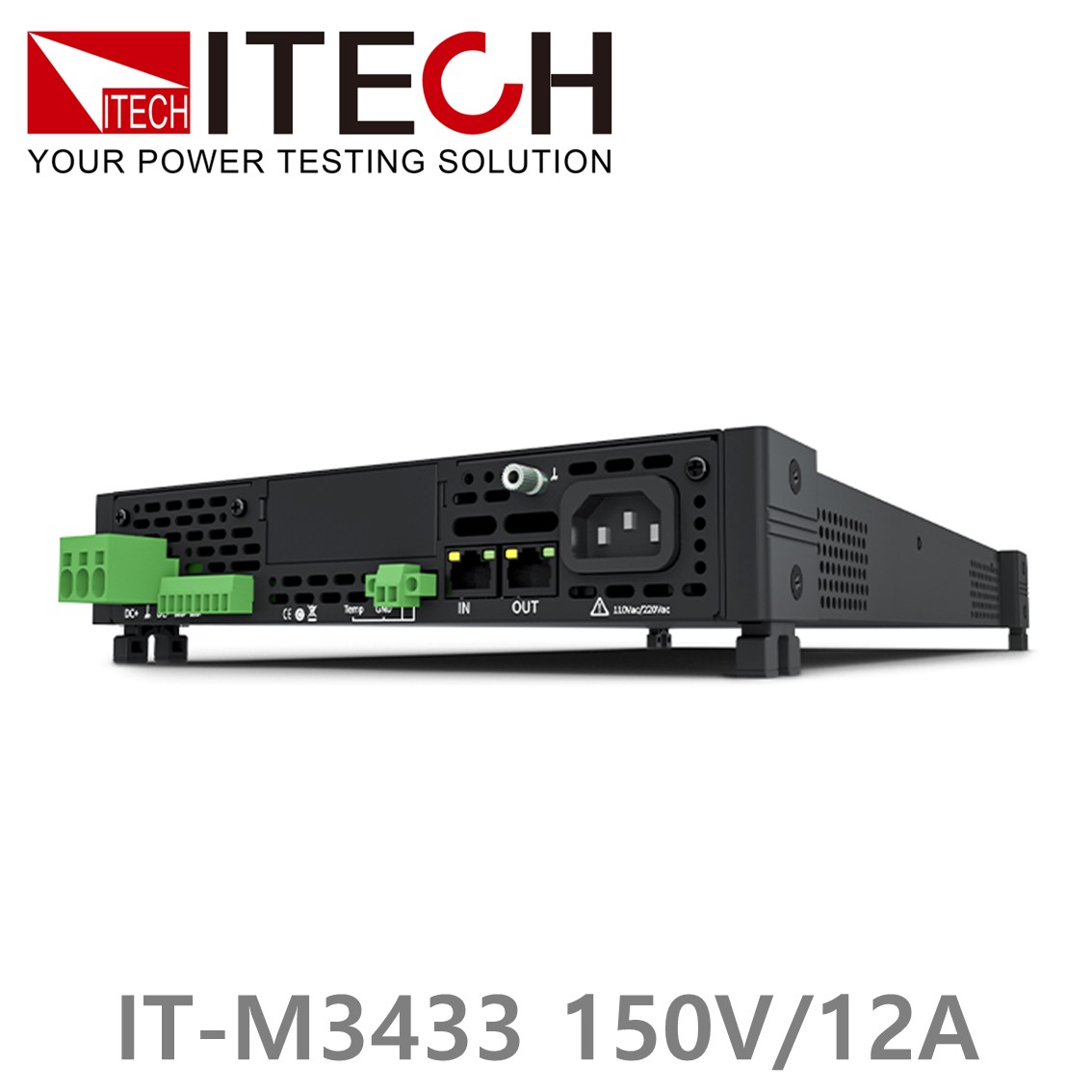 [ ITECH ] IT-M3433  양방향 DC파워서플라이 150V/12A/800W DC전원공급기