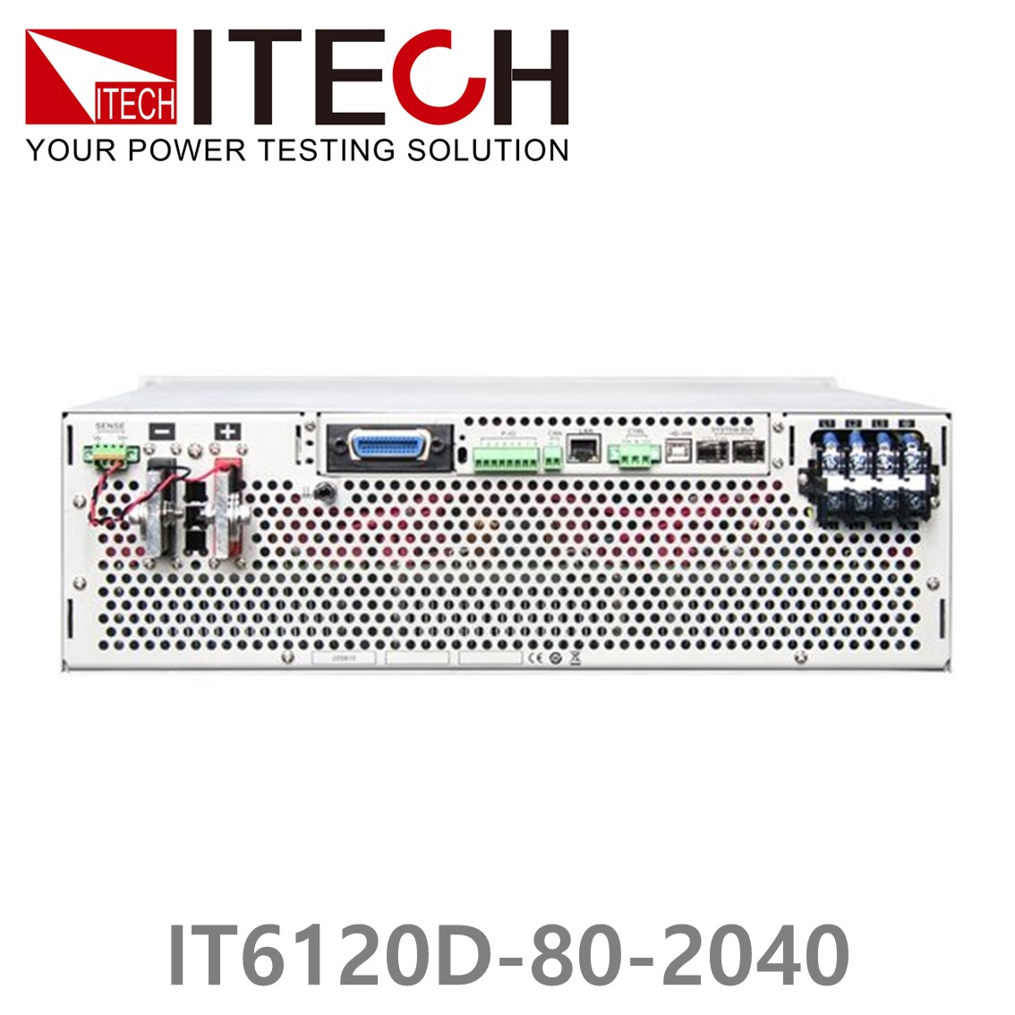 [ ITECH ] IT6120D-80-2040 고전력 DC파워서플라이 80V/2040A/120kW DC전원공급기