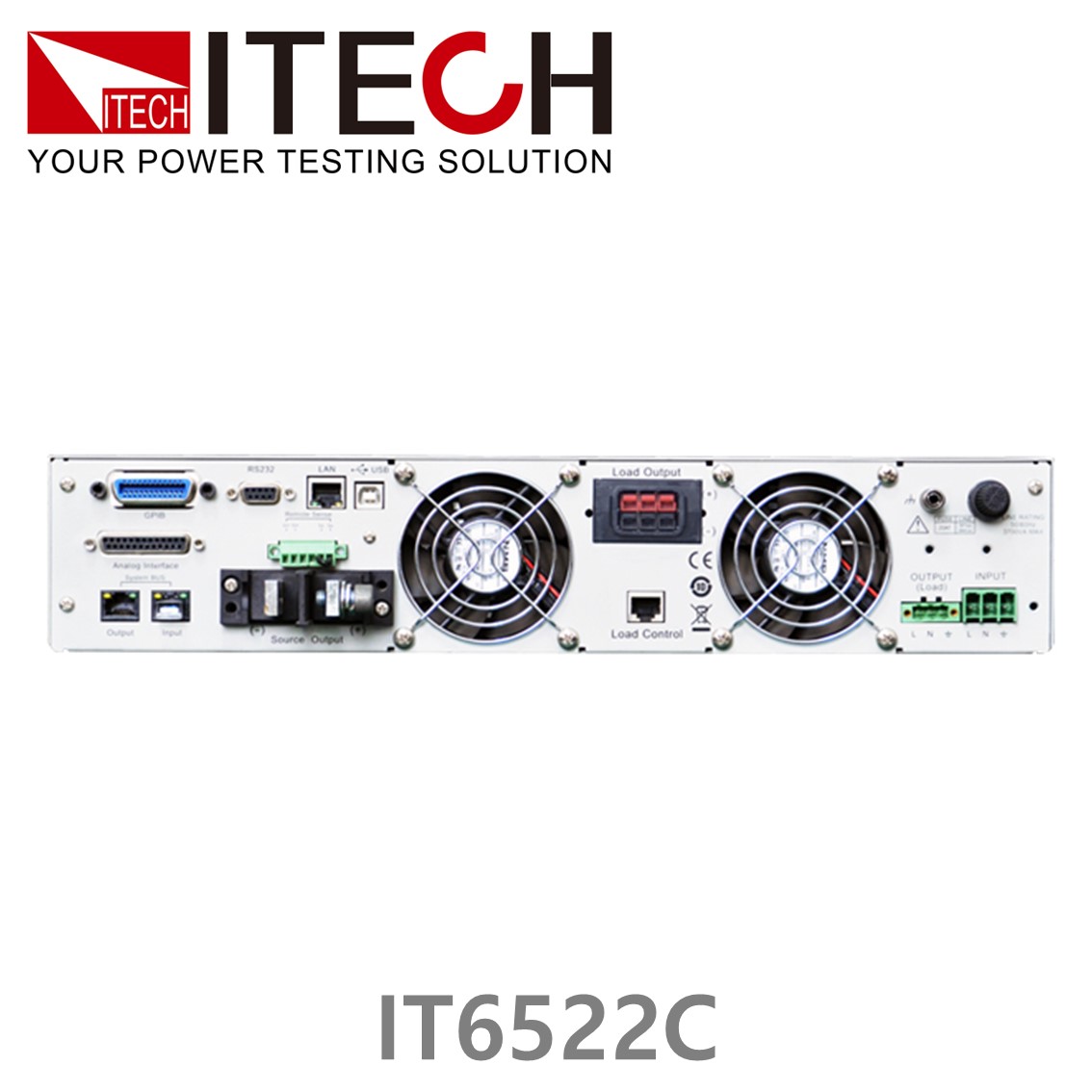 [ ITECH ] IT6522C 고전력 DC파워서플라이 80V/120A/3000W (2U) DC전원공급기