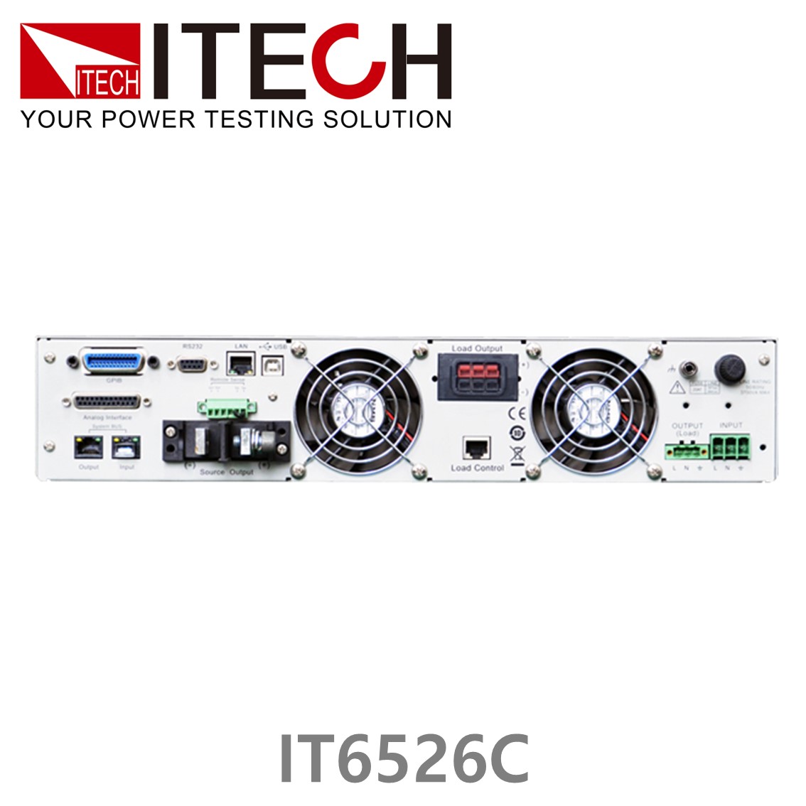 [ ITECH ] IT6526C 고전력 DC파워서플라이 750V/15A/3000W (2U) DC전원공급기