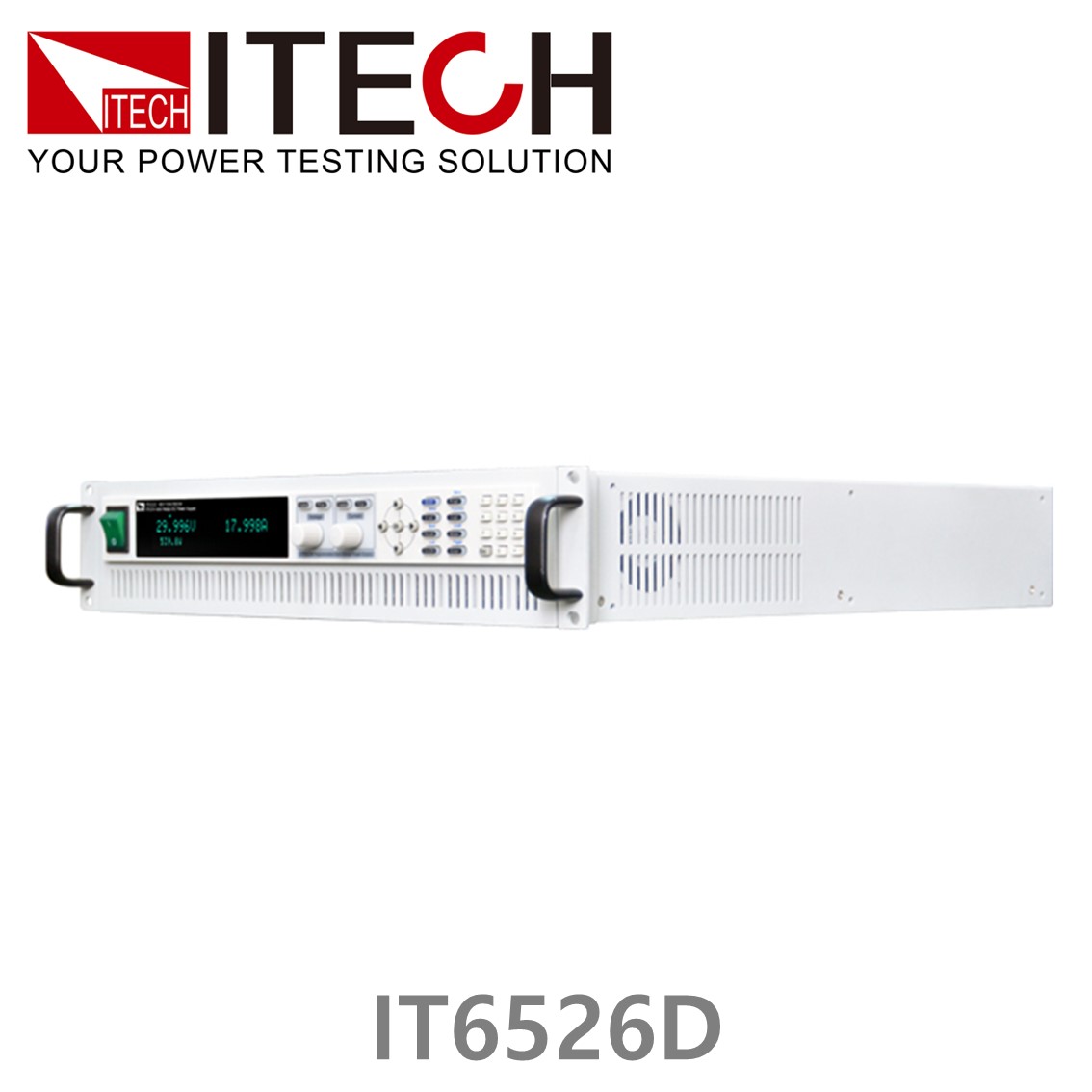 [ ITECH ] IT6526D 고전력 DC파워서플라이 750V/15A/3000W (2U) DC전원공급기