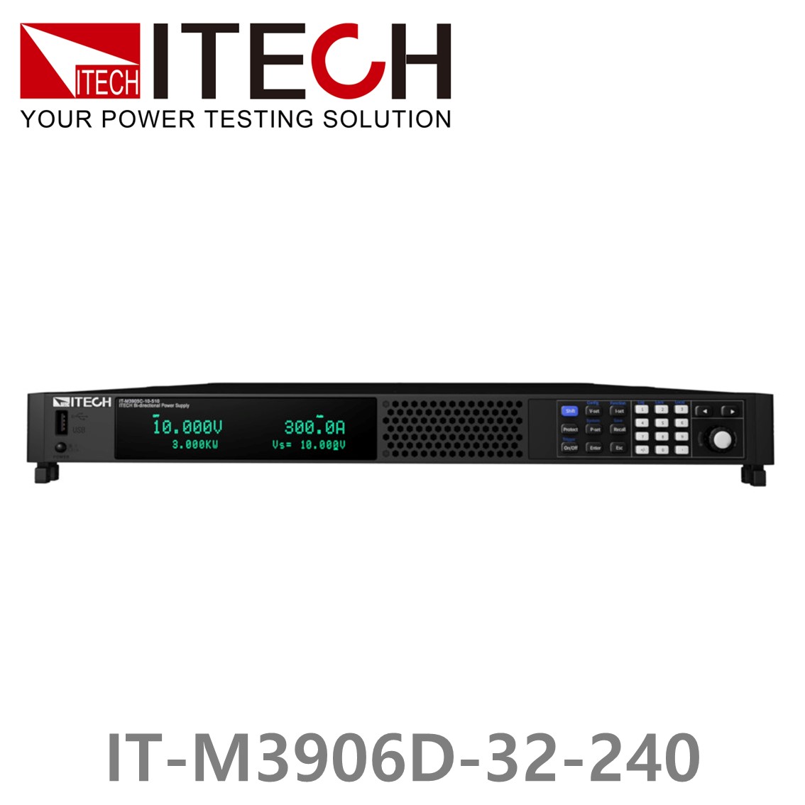 [ ITECH ] IT-M3906D-32-240 양방향 DC파워서플라이 32V/240A/6kW (1U) DC전원공급기