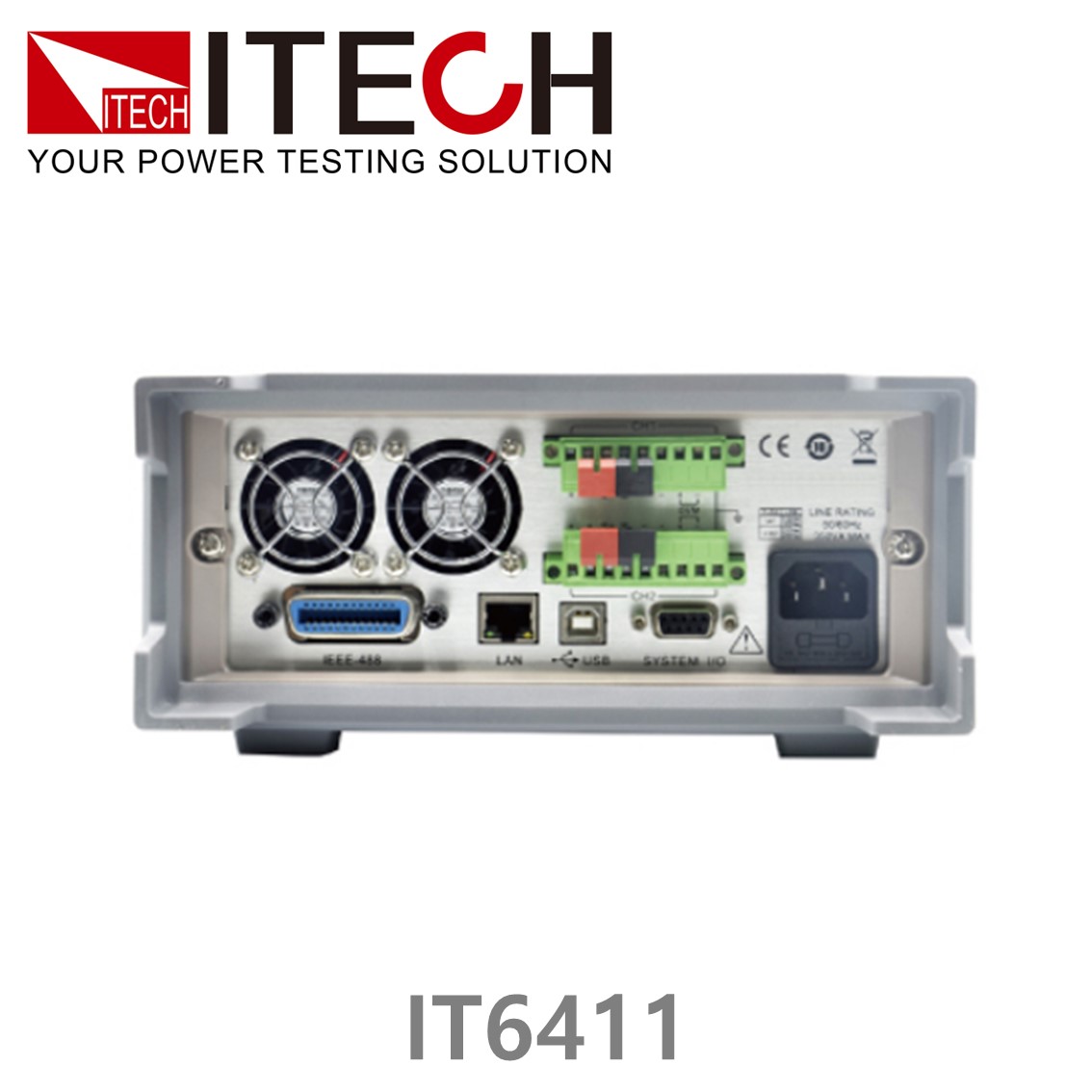 [ ITECH ] IT6411 바이폴라 DC파워서플라이, 배터리시뮬레이터 ±15V/±3A;±9V/±5A;45W