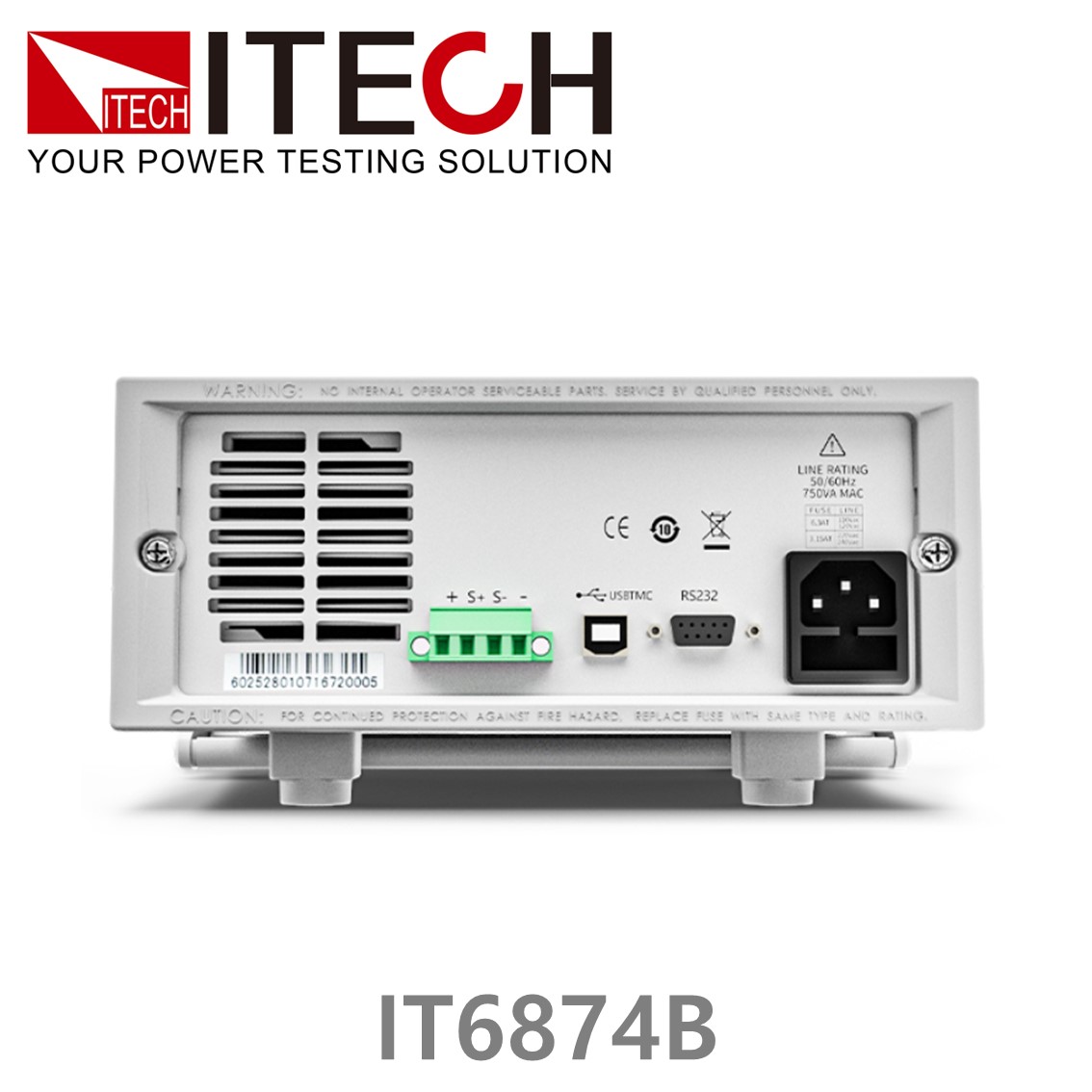 [ ITECH ] IT6874B 듀얼 DC파워서플라이 150V/1.2A/180W, 60V/2A/120W