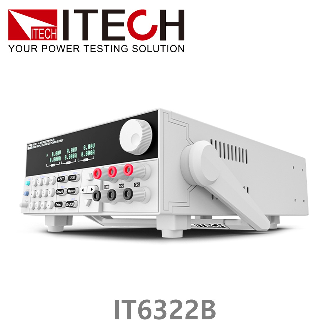 [ ITECH ] IT6322B 3채널 프로그래밍 DC파워서플라이 30V/3A/90W*2CH;5V/3A/15W*1CH