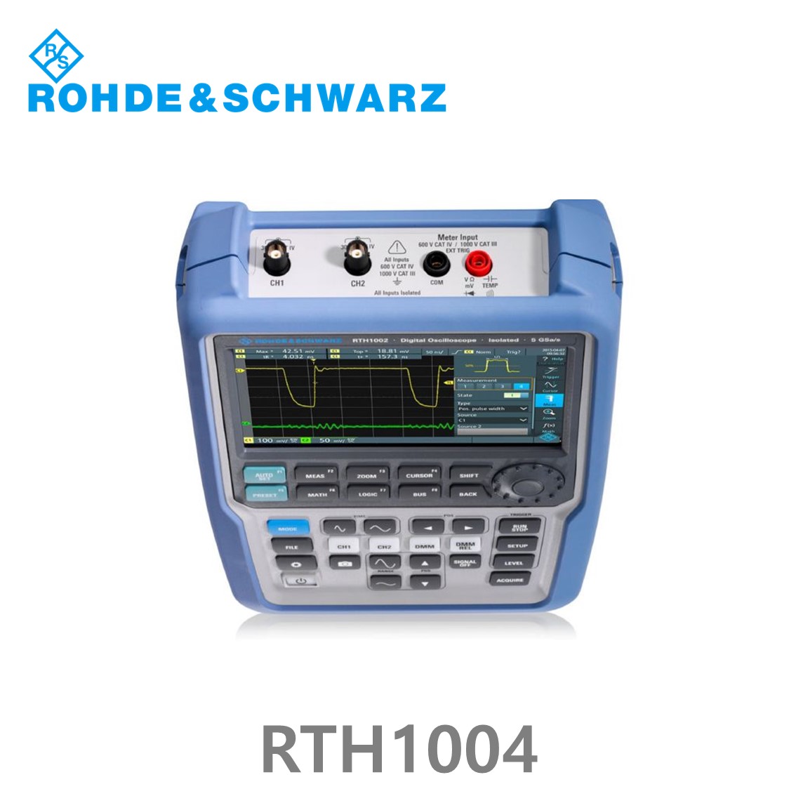 [ 로데슈바르즈 ] RTH1004   4채널/60MHz/5Gs/500kpts  (1317.5000P04) 디지탈오실로스코프