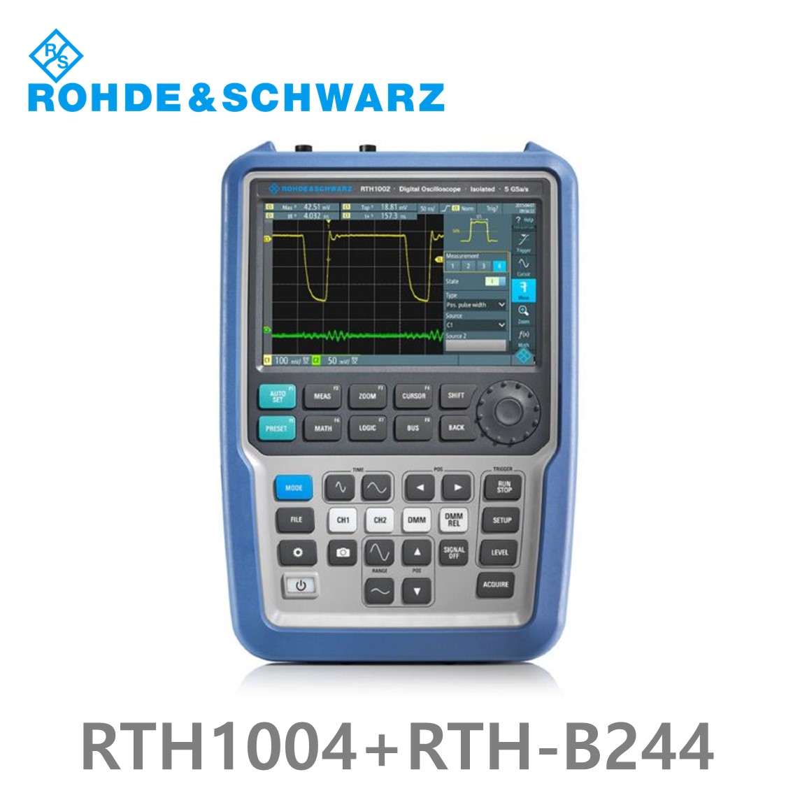 [ 로데슈바르즈 ] RTH1004+RTH-B244 4채널/500MHz/5Gs/500kpts/MSO옵션 8CH, (1317.5000P54) 디지탈오실로스코프