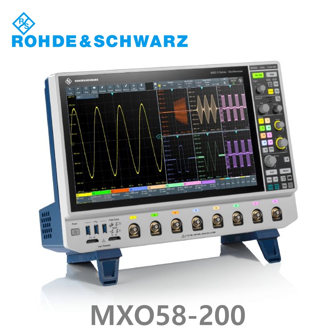 [ 로데슈바르즈] MXO58-200  8채널/200MHz/8Gs/500 Mpts/디지털16채널 (1802.1008P82) 디지탈오실로스코프