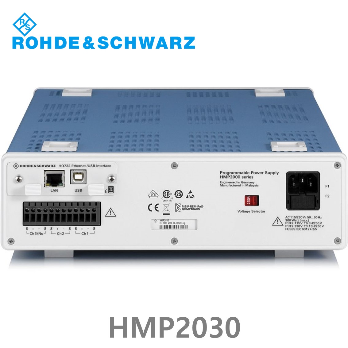 [ 로데슈바르즈 ] HMP2030  3채널/188W/0V~32V, 5A DC파워서플라이,DC전원공급장치 (3629.6718.03)