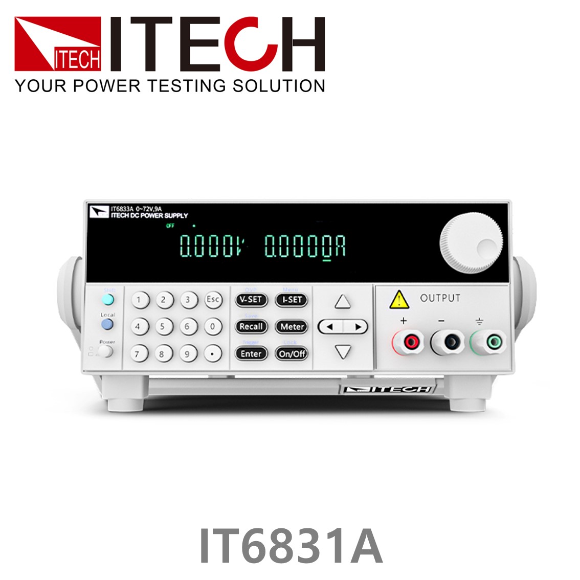 [ ITECH ] IT6831A  DC파워서플라이 0-18V/0-10A/180W 리니어 DC전원공급기 (RS232/USB interface)