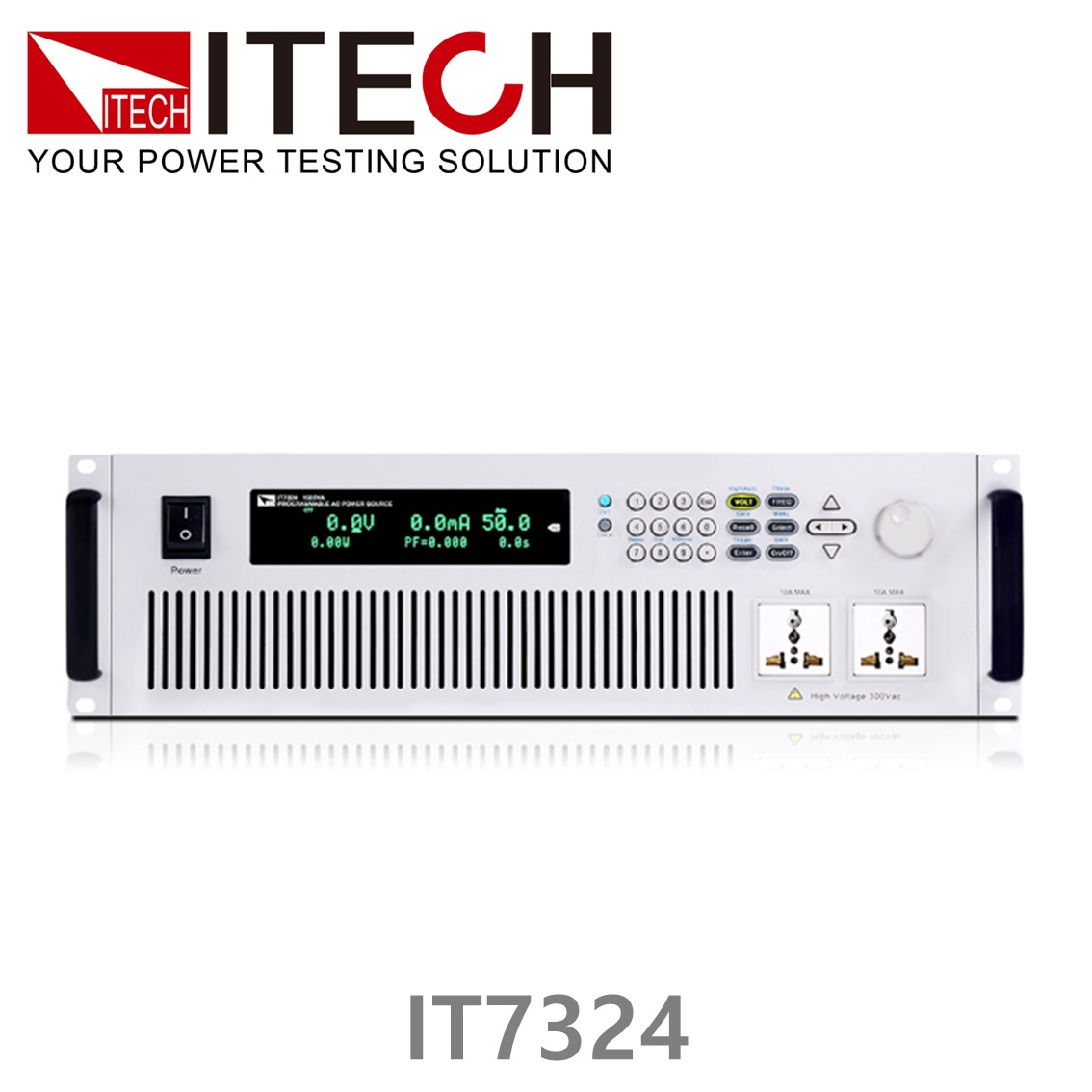 [ ITECH ] IT7324 리니어 프로그래머블 AC전원공급기 150V/300V - 12A/6A - 1500VA (1φ) (3U)