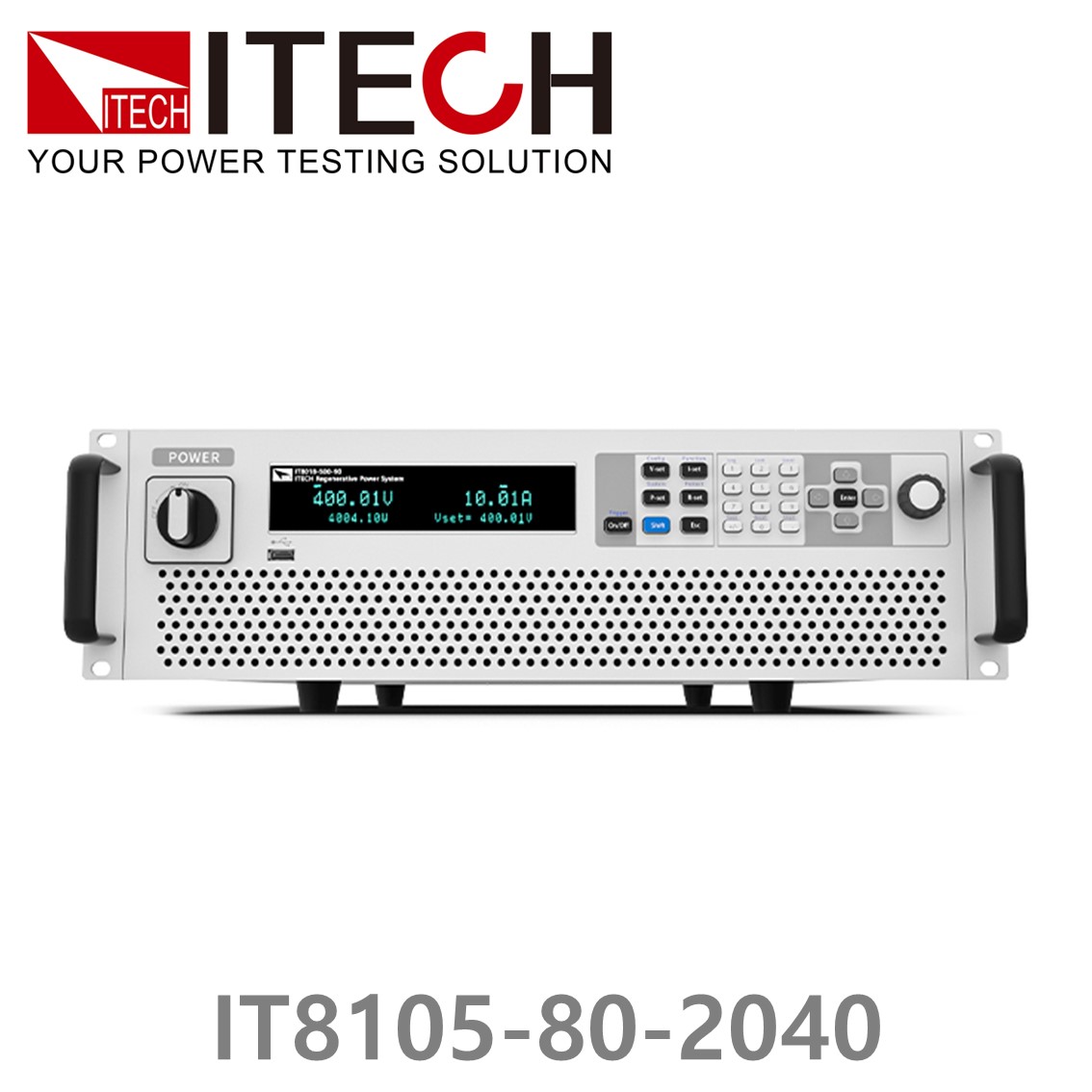 [ ITECH ] IT8105-80-2040  회생형 DC전자로드 80V/2040A/105kW (27U) DC전자부하