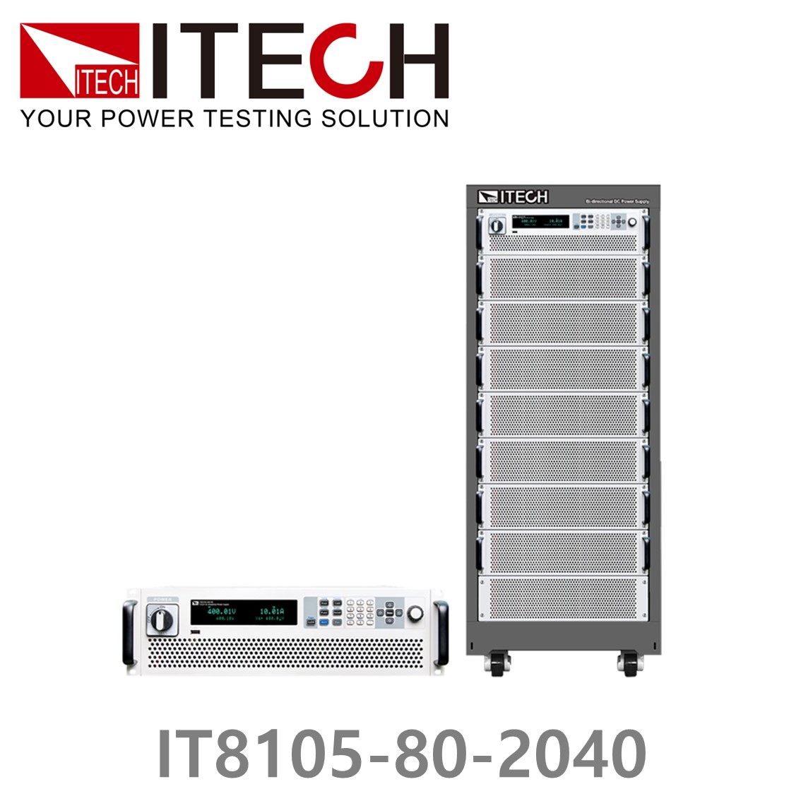 [ ITECH ] IT8105-80-2040  회생형 DC전자로드 80V/2040A/105kW (27U) DC전자부하