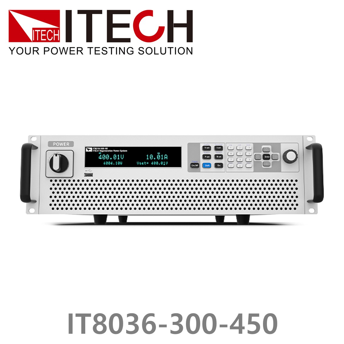 [ ITECH ] IT8036-300-450  회생형 DC전자로드 300V/450A/36kW (6U) DC전자부하