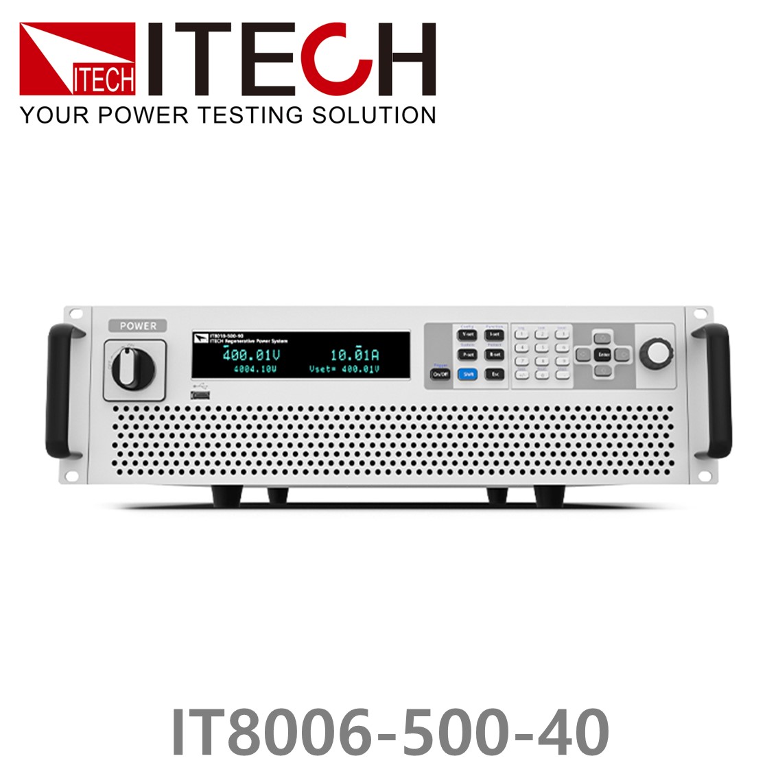 [ ITECH ] IT8006-500-40  회생형 DC전자로드 500V/40A/6kW (3U) DC전자부하