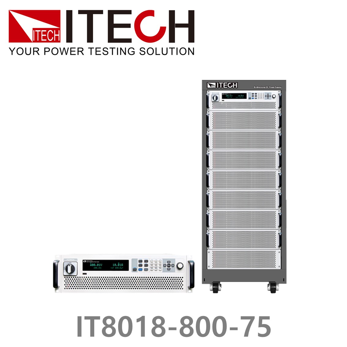 [ ITECH ] IT8018-800-75  회생형 DC전자로드 800V/75A/18kW (3U) DC전자부하