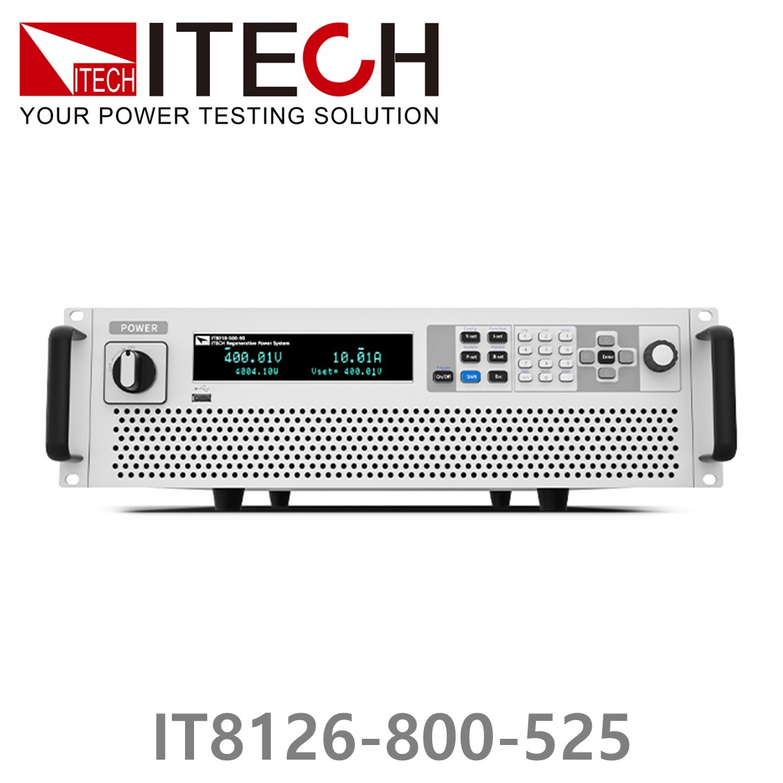 [ ITECH ] IT8126-800-525  회생형 DC전자로드 800V/525A/126kW (27U) DC전자부하