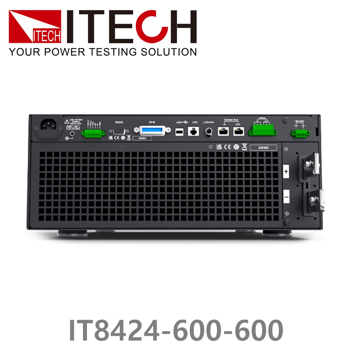 [ ITECH ] IT8424-600-600  고성능 DC전자로드 600V/600A/24kW (27U) DC전자부하