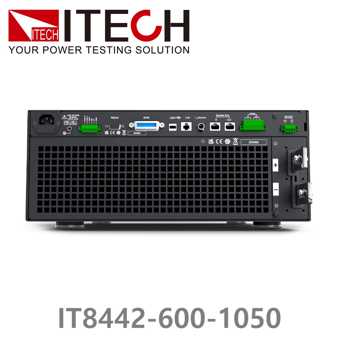 [ ITECH ] IT8442-600-1050  고성능 DC전자로드 600V/1050A/42kW (37U) DC전자부하