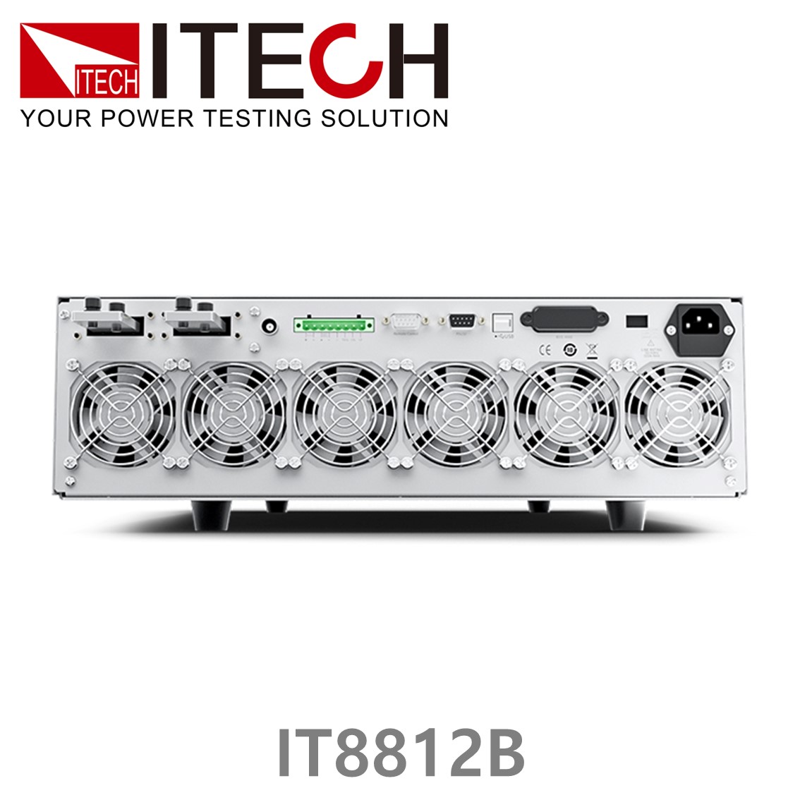 [ ITECH ] IT8812B  고속 DC전자로드 500V/15A/200W (½ 2U)