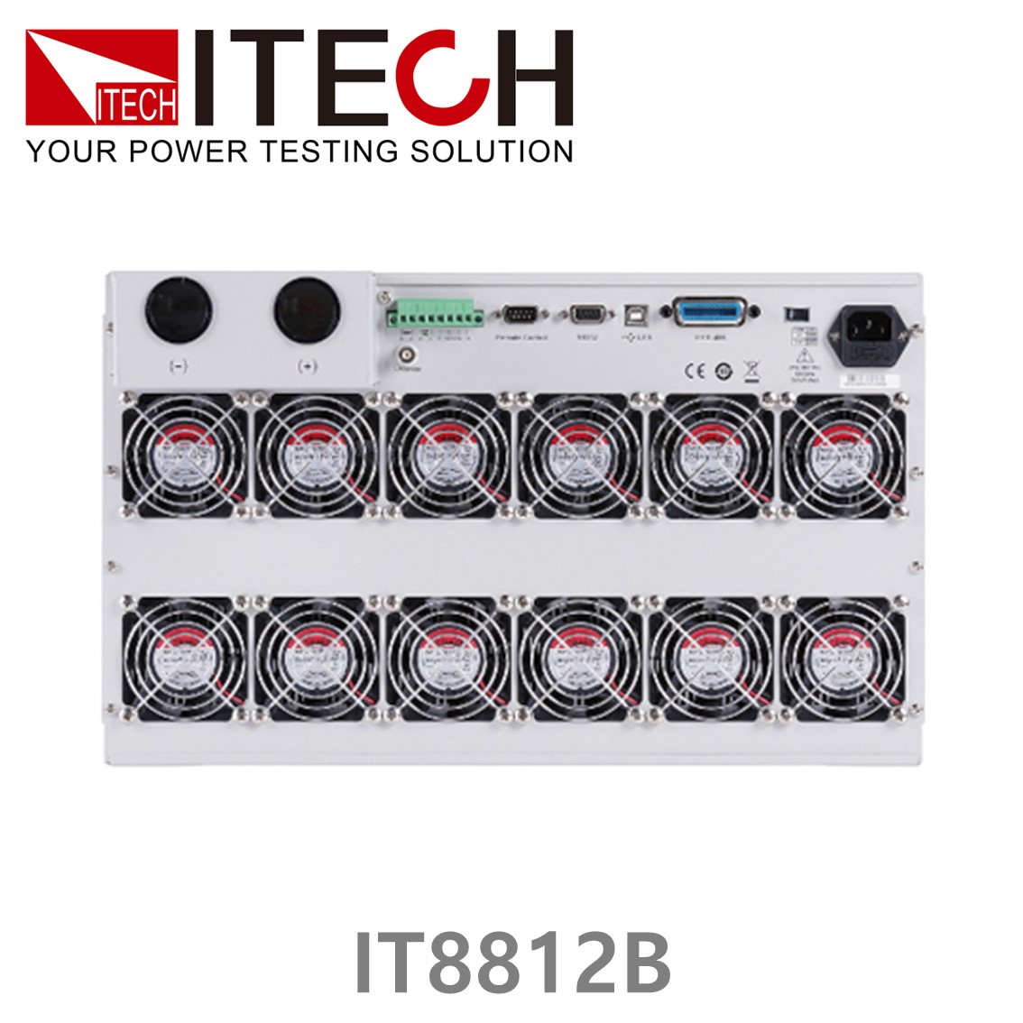 [ ITECH ] IT8812B  고속 DC전자로드 500V/15A/200W (½ 2U)