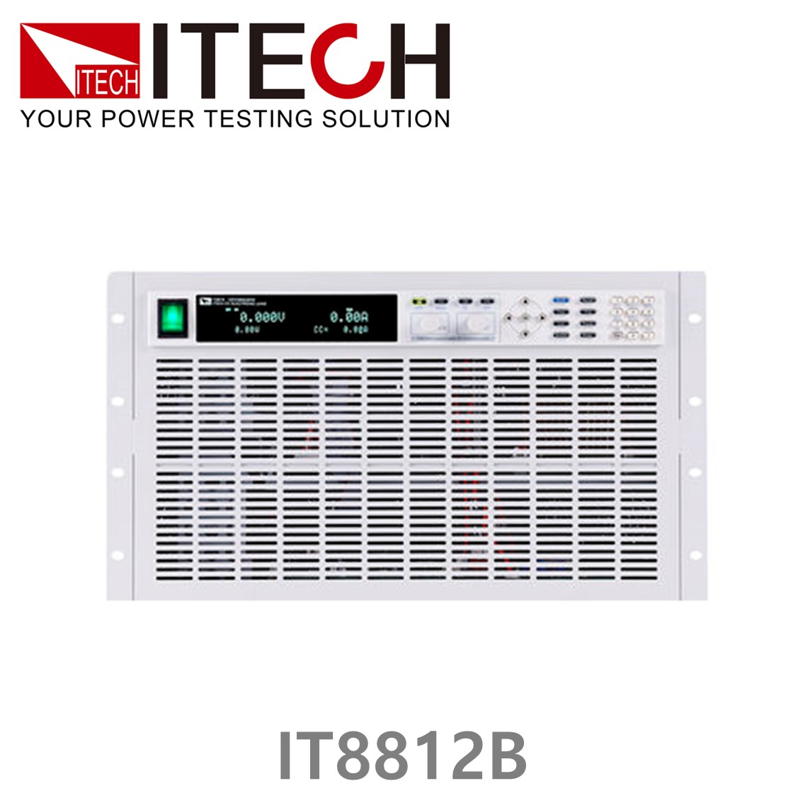 [ ITECH ] IT8812B  고속 DC전자로드 500V/15A/200W (½ 2U)