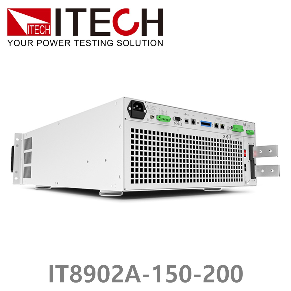 [ ITECH ] IT8902A-150-200  고성능 고전력 DC 전자로드 150V/200A/2kW (4U)