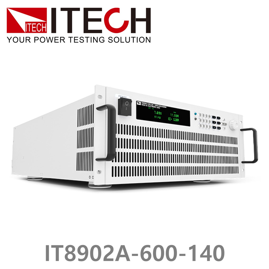 [ ITECH ] IT8902A-600-140  고성능 고전력 DC 전자로드  600V/140A/2kW (4U)